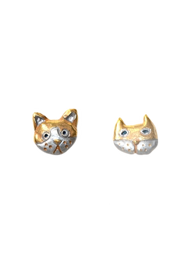 PalnartPoc合金日本手作女耳钉