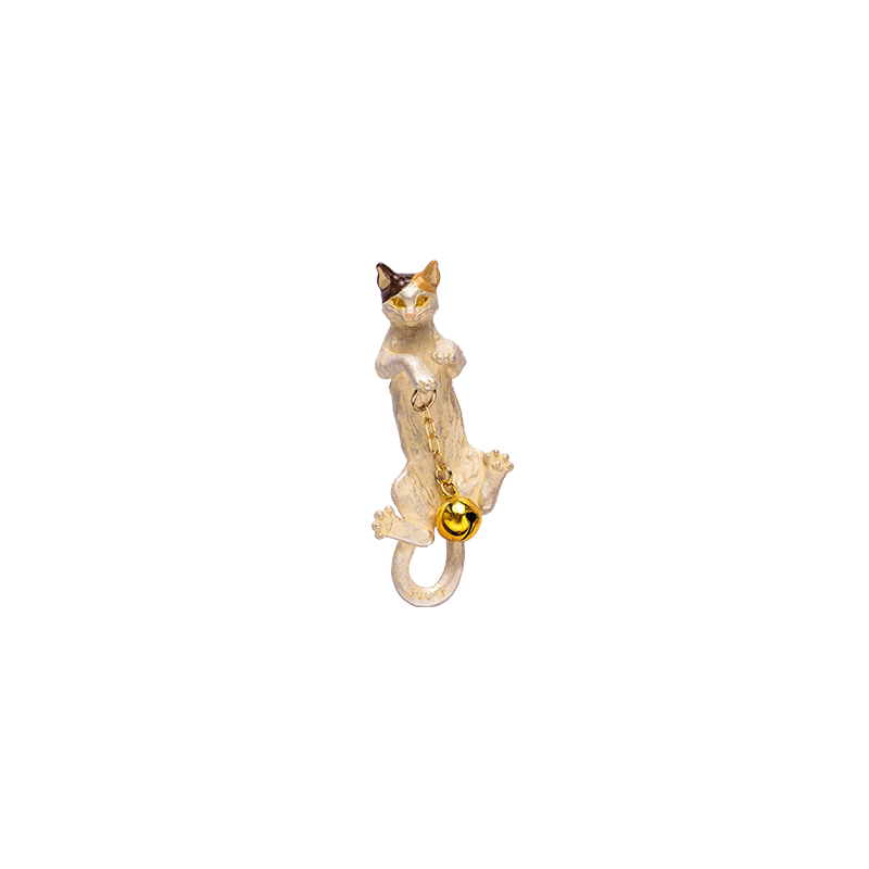 Palnartpoc猫咪铃铛和服根附