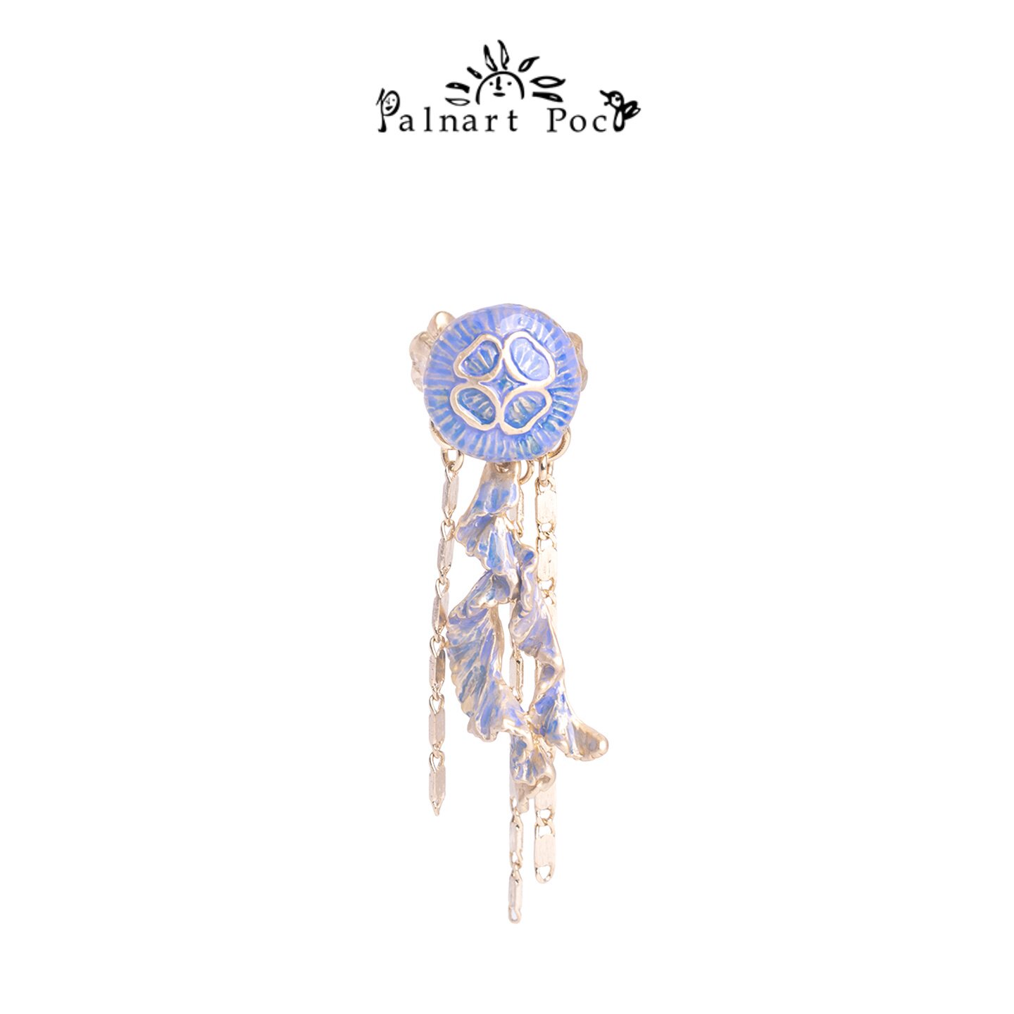 PalnartPoc日本手作水母耳挂