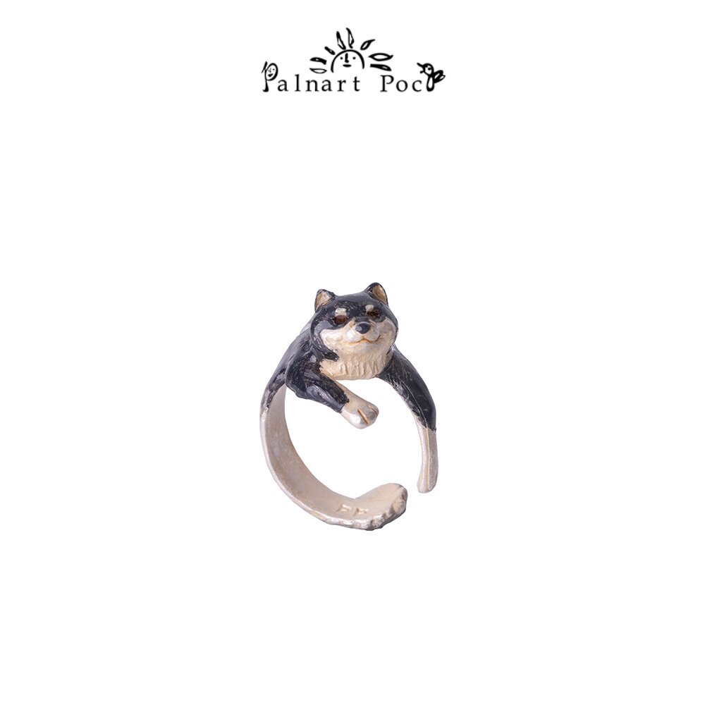Palnartpoc黄铜开口手作柴犬
