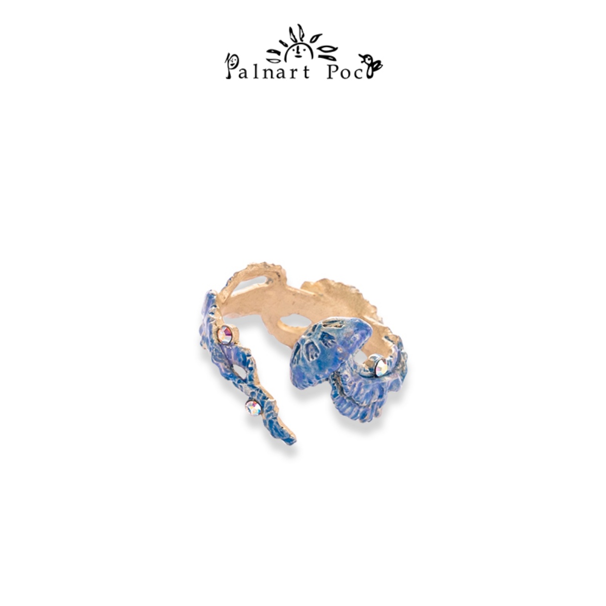 Palnartpoc小众手作水母戒指