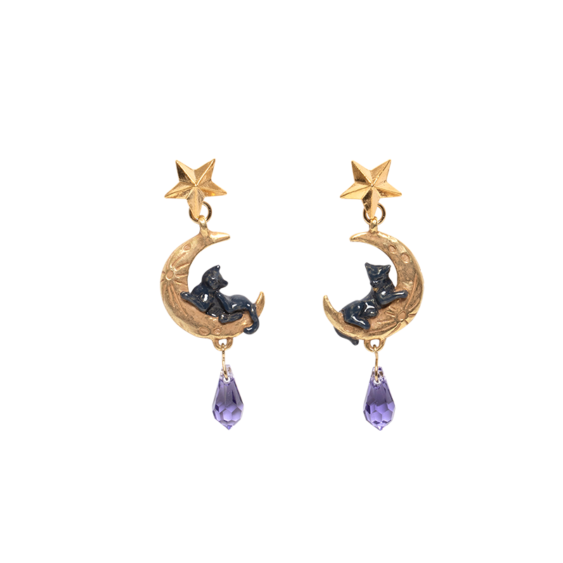 Palnartpoc日本手作合金猫添毛