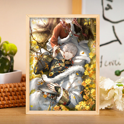 光与夜之恋灯光画齐司礼周边夏鸣星萧逸齐司礼手办小夜灯生日礼物