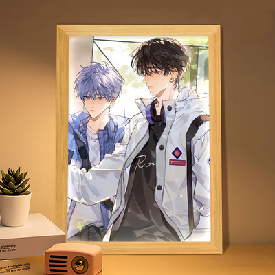 简茸路柏沅周边镜子灯光画我行让我上动漫发光手办卧室音响小夜灯