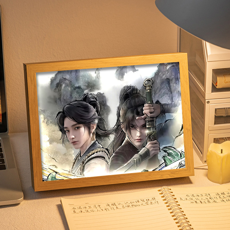 剑来2灯光画陈平安周边二次元蓝牙音响小夜灯送朋友生日礼物摆件,模玩/动漫/周边/娃圈三坑/桌游,动漫挂件/文具,淘宝优惠券,粉丝福利购,淘宝优惠卷