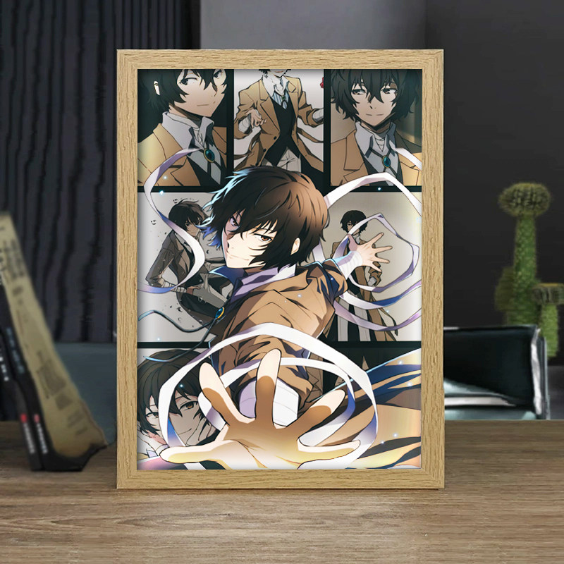 文豪野犬镜子灯光画太宰治周边