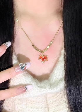 这款项链太有秋天氛围啦！