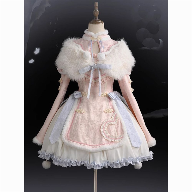 冬季新款甜美可爱连衣裙