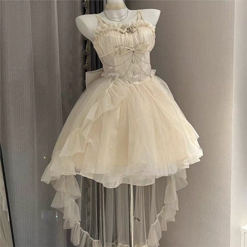 现货 大全套 北极星轻礼服高级星空细闪公主裙礼服裙Lolita连衣裙