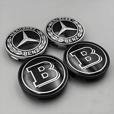 改装奔驰Benz轮毂盖车轮胎标志盖直径56/60/61/64/65/68/69/75mm