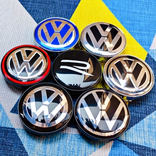 改装大众轮毂盖车轮胎标志盖直径56/58/60/62/65/68/69/75mm配件