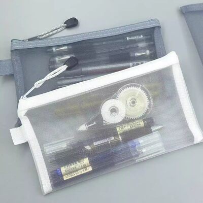 日系ins透明高颜值小众笔袋大容量女孩中小学生用文具收纳铅笔盒