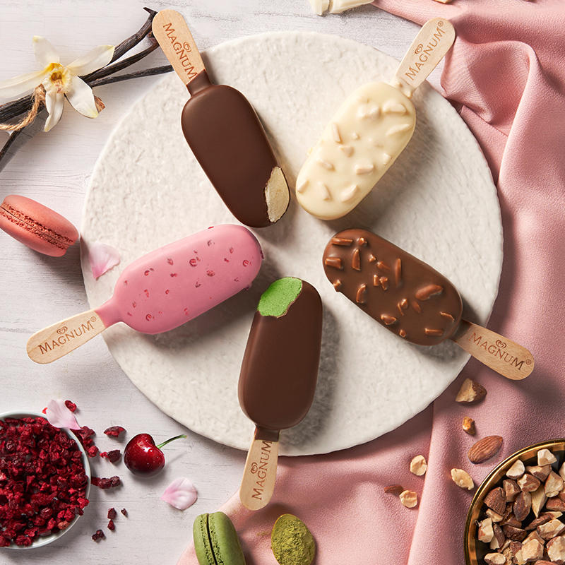 迷你梦龙雪糕香草松露樱花抹茶味 巧克力脆皮冰淇淋冷饮网红雪糕