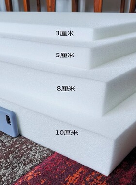 高密度海绵床垫1.5米1.8米学生宿舍单双人加厚软硬褥垫榻榻米定制