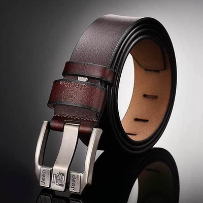 2025高质量皮带男士真皮针扣纯