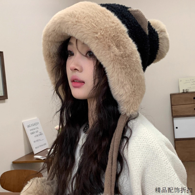 出游甜美女冬季可爱耳朵雷锋帽