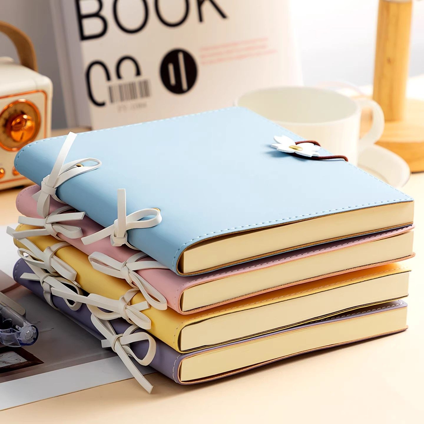 allinone笔记本本子皮质封面