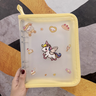 马宝宝产检收纳册带拉链包孕检报告单怀孕活页检查单A4孕妇孕妈妈孕期单子产检手册资料记录便携收纳册档案册