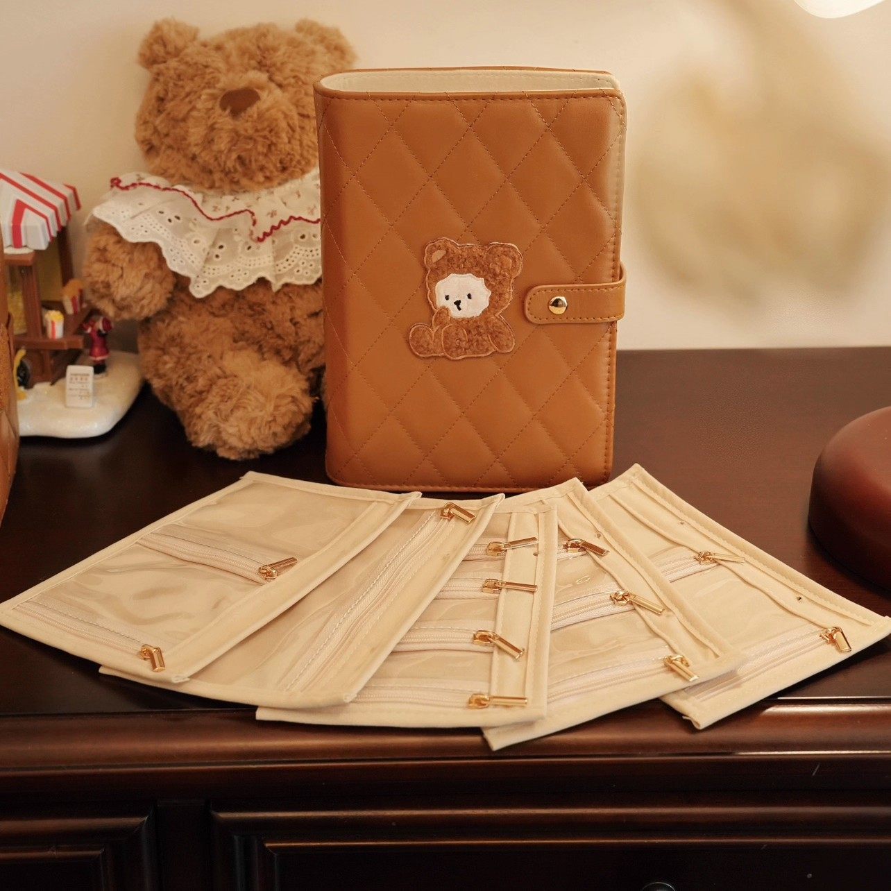 首饰收纳包便携项链黄金书册透明轻奢高级感手饰盒外出旅行防氧化收纳袋多功能拉链款收纳盒密封袋生日礼,文具电教/文化用品/商务用品,资料册,淘宝优惠券,粉丝福利购,淘宝优惠卷