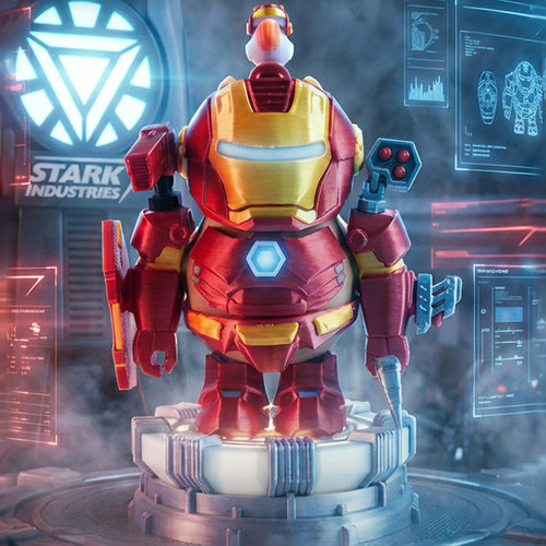 新款卡皮巴拉钢铁侠3D打印铁豚侠矮达玩具水豚小公仔摆件装饰手办