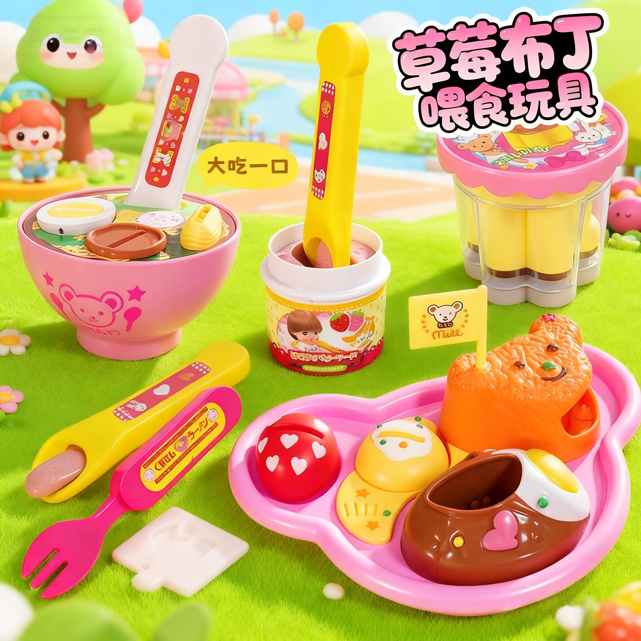 【咪露果冻布丁喂食高端玩具】