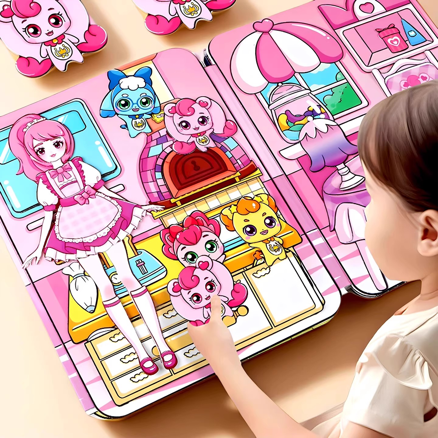 【奇妙萌可安静书免裁剪】