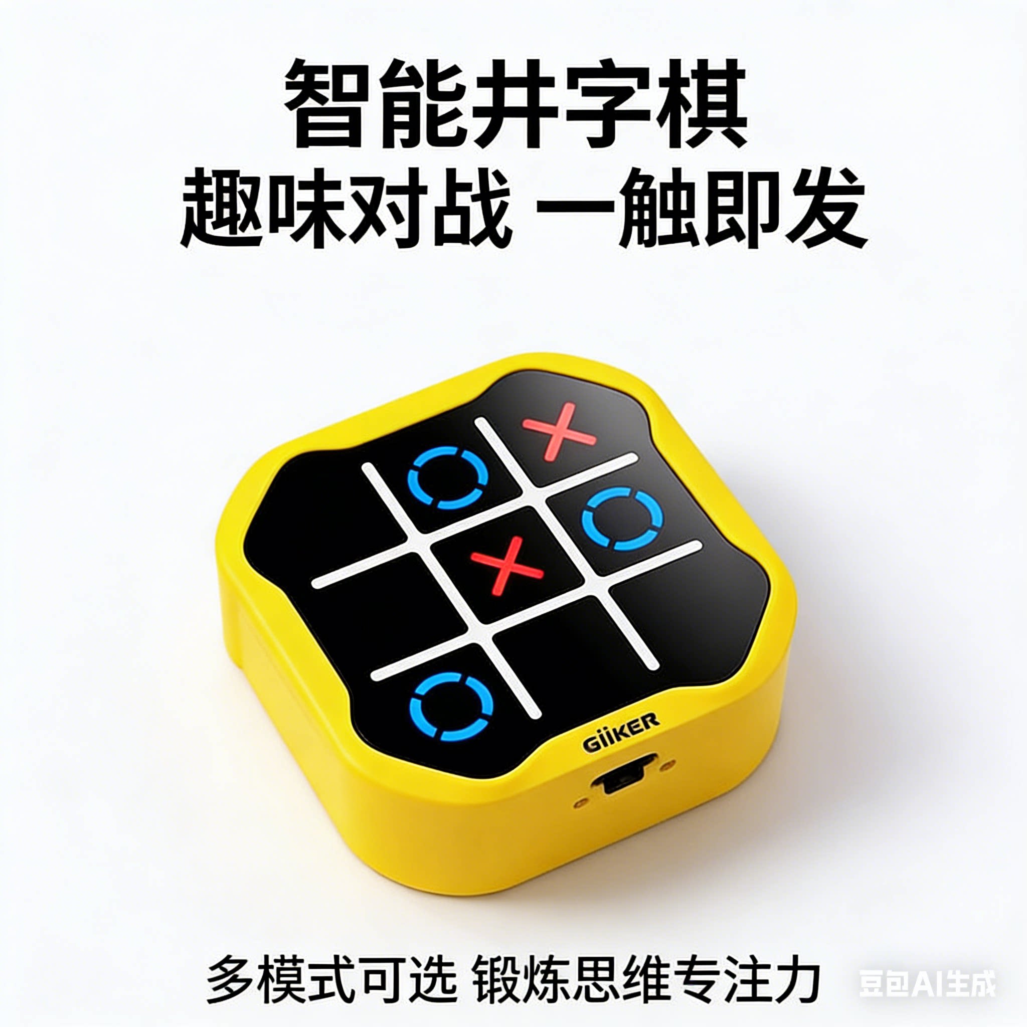 井字棋电子玩具趣味儿童智能益智上课摸鱼多功能游戏机学生小礼物