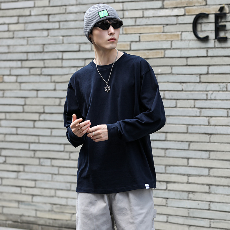 MEXI长袖潮男女百搭T恤性价比