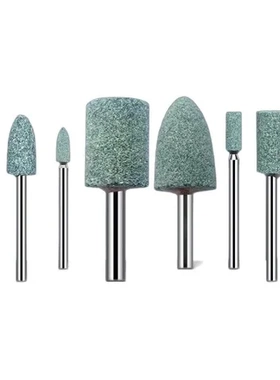 圆柱电动砂轮16砂轮206//*6mm绿色打磨头/柄253绿碳绿碳化硅圆锥