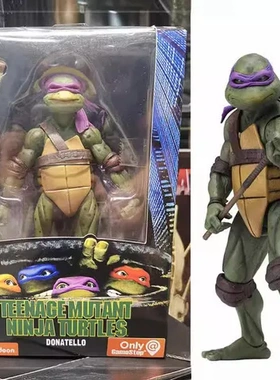 电影版1990SHF手办神龟限定版忍者神龟可动NECATMNT人偶模型