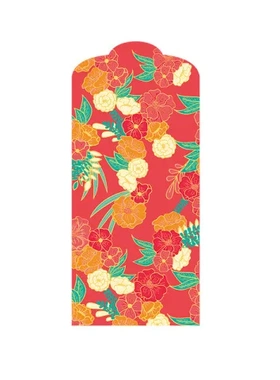 马年港版春节红包封红包个性利是封创意花卉过年硬纸中式2026新款