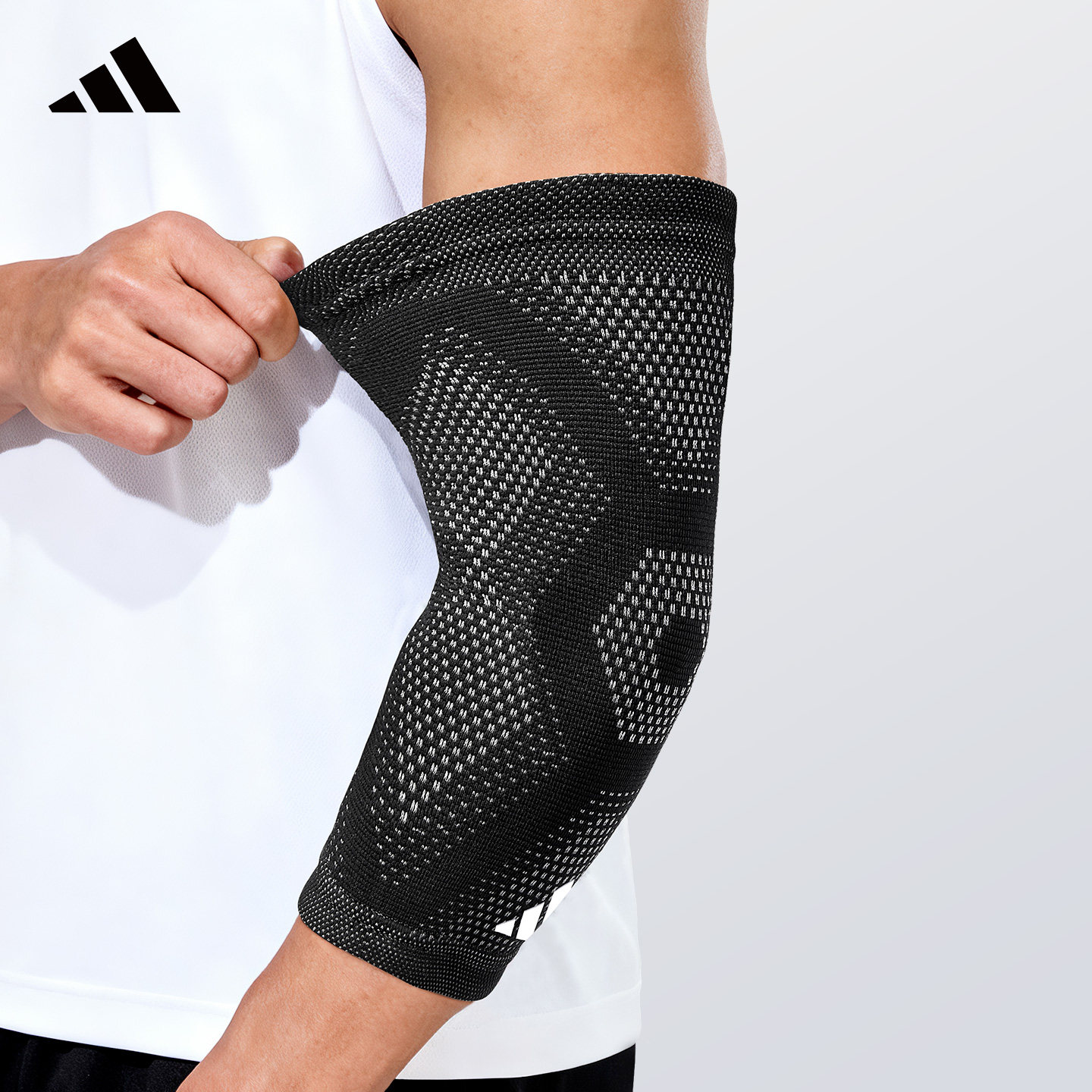 Adidas阿迪达斯运动护肘关节套女网球肘男健身卧推羽毛球篮球护臂