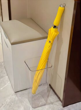 超出片の好看的伞 |高颜值黄色雨伞抗风长柄边佑锡林率双人太阳伞