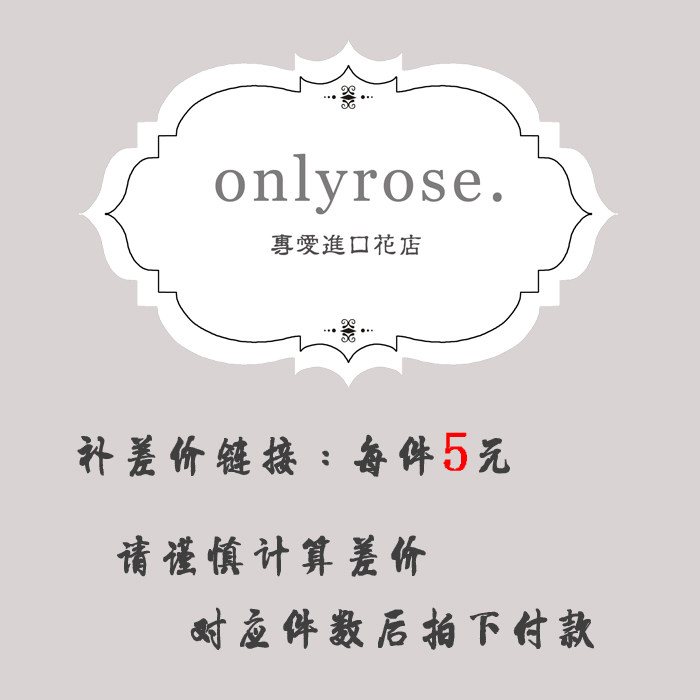 定制花束及运费5元专用链接