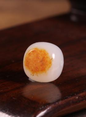 12mm籽料白玉珠子手链配珠