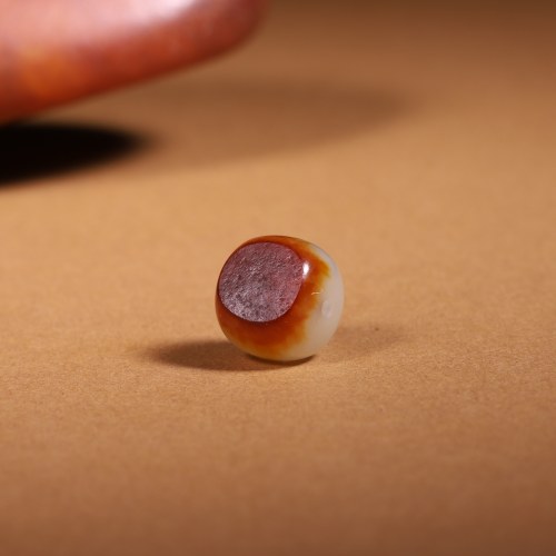 珠子哥10mm红皮籽料圆珠油润