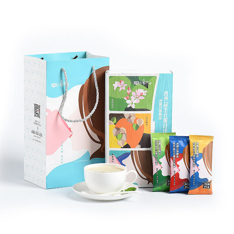 三匠苦荞麦片300g苦荞益生元蛋白纤维餐25g*12袋