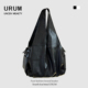URUM2025新款 秋冬油蜡皮大容量托特包高级感通勤单肩腋下包斜挎包