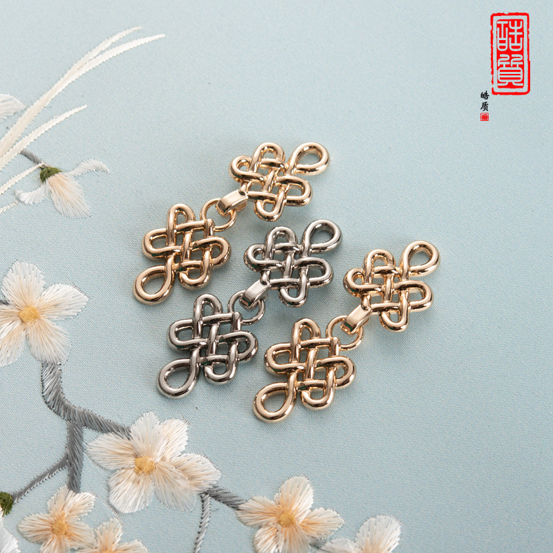 汉服金属子母盘扣收腰改腰 复古中国风搭扣衣服对扣装饰纽扣,纺织面料/辅料/配套,服装纽扣,淘宝优惠券,粉丝福利购,淘宝优惠卷