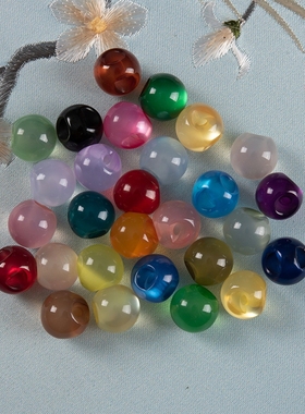 汉服盘扣扣子旗袍小纽扣唐装汉服圆形树脂复古装饰辅料