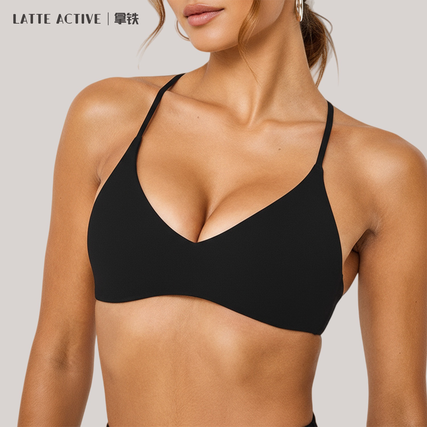 拿铁女孩环扣吊带美背运动内衣女聚拢百搭健身背心运动训练瑜伽,运动/瑜伽/健身/球迷用品,瑜伽背心,淘宝优惠券,粉丝福利购,淘宝优惠卷