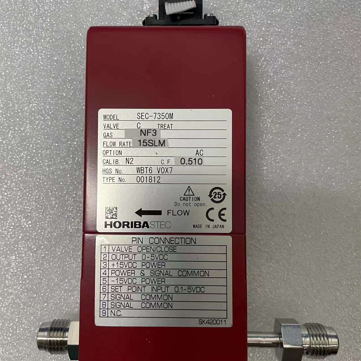 可维修HORIBA STEC SEC-7350M MASS FLO议价