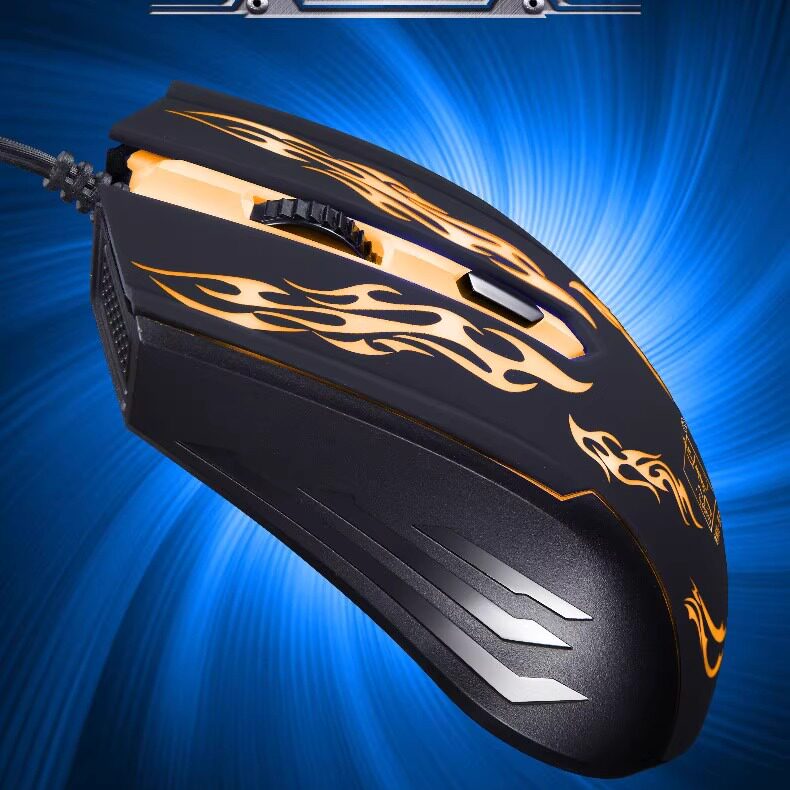 追光豹139有线鼠标USB接口发光游戏光电台式笔记本办公有线鼠标