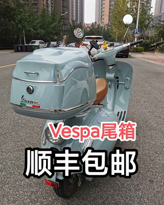 维斯帕150冲刺摩托车尾箱gts300Vespa复古后备箱尾架后货架载物