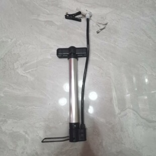 铝管手动打气筒自行车篮球足球铝管打气筒美英双嘴气管