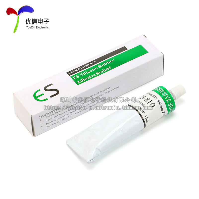 ES-810路由CPU专用粘接导热硅胶粘性120G硅橡胶粘接导热硅脂