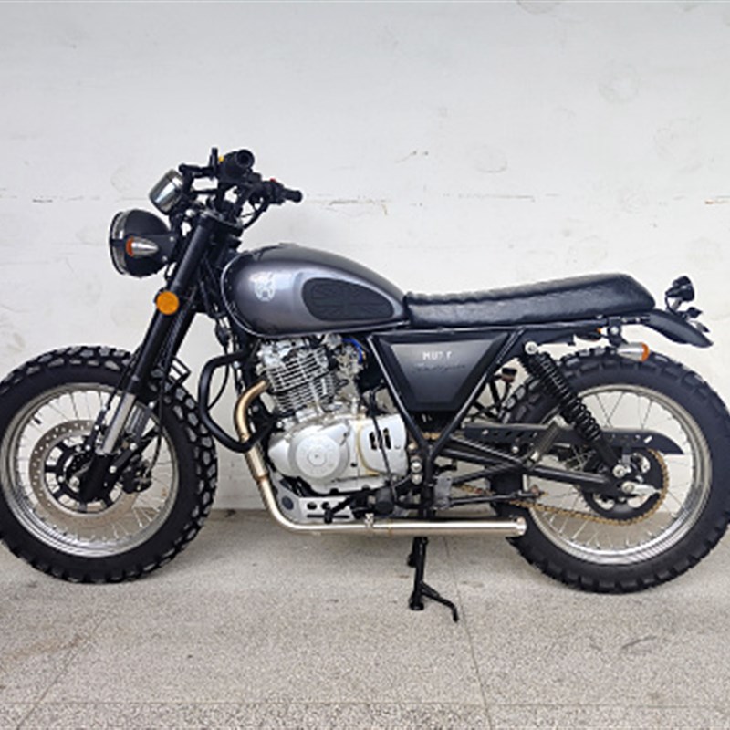 优选适用大脚怪攀爬左排哈雷VH款排气管 游侠250黑7左侧马蹄声消