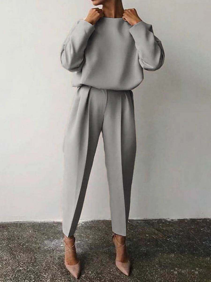 New cross-border women's loose casual suit