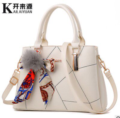 ladies bags 2018 new fashion Splice handbags for women女包