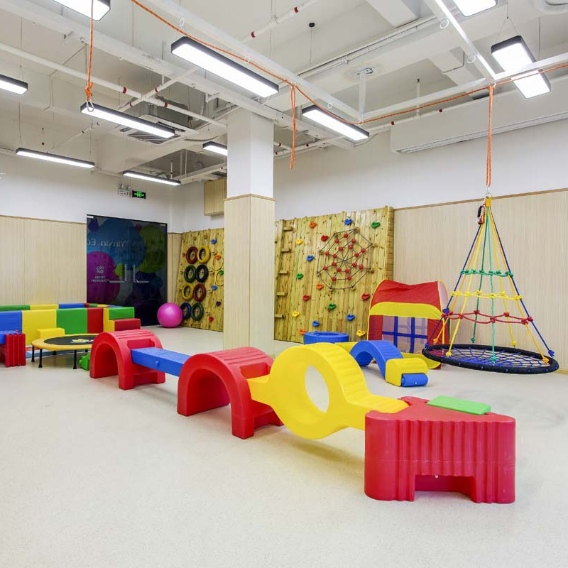 儿童游乐场展厅店面商铺餐厅门头办公空间早教中心装修设计效果图